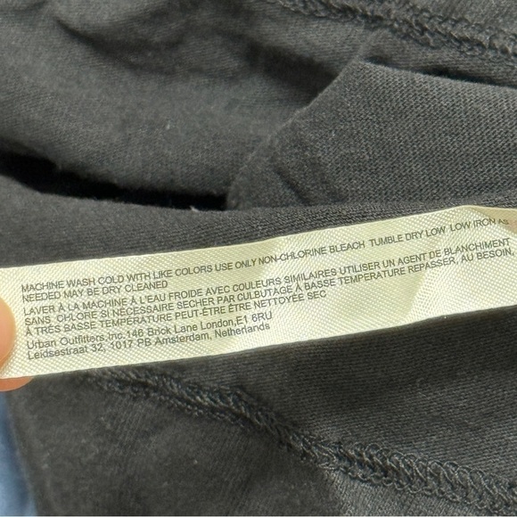 Free People Beach Valley Black Mini Dress Size Large Women - Picture 8 of 10